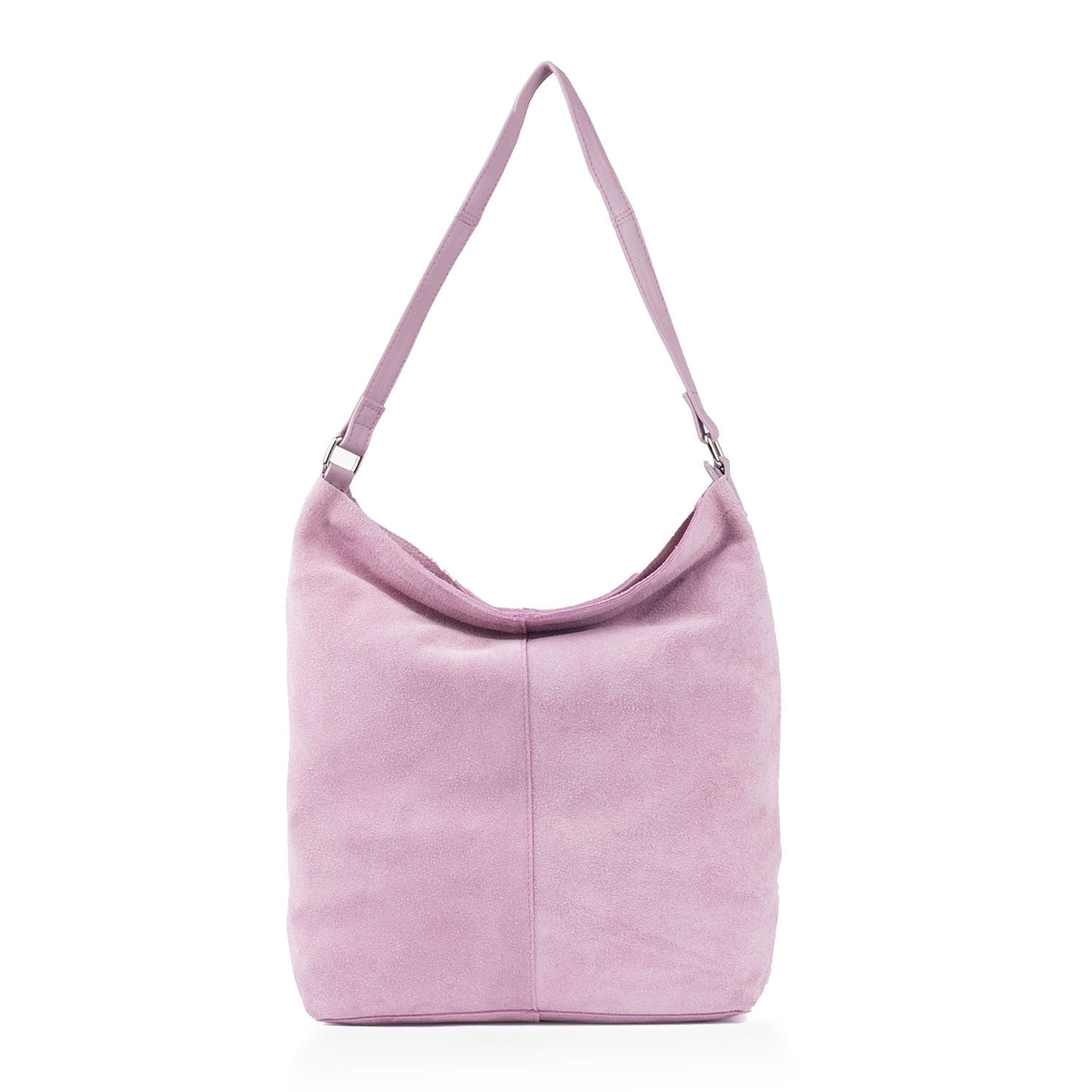 Assots London Tina Suede Slouchy Shoulder Bag - Lilac V32517749 0