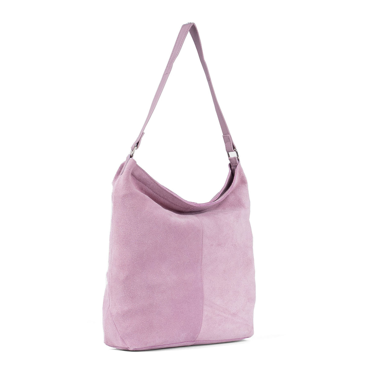 Assots London Tina Suede Slouchy Shoulder Bag - Lilac V32517749 1