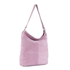 Assots London Tina Suede Slouchy Shoulder Bag - Lilac_8646876_1