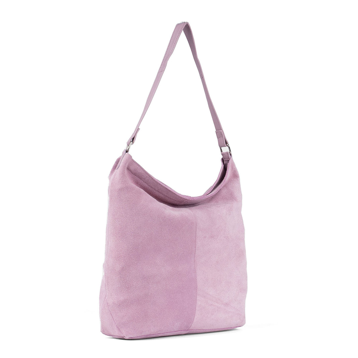 Assots London Tina Suede Slouchy Shoulder Bag - Lilac V32517749 1