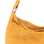 Assots London Tina Suede Slouchy Shoulder Bag - Mustard_8646877_3