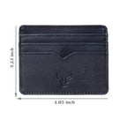 Prestige Genuine Leather Wallet and Card Holder Combo Gift Set With RFID Blocking Technology - Black_8646913_5
