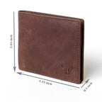 Prestige Genuine Leather Wallet and Card Holder Combo Gift Set With RFID Blocking Technology - Brown_8646919_4