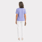 Pure And Natural Keyhole Top (Size 10/12) - Lavender_8646942_2
