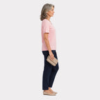 Pure And Natural Keyhole Top (Size 10/12) - Pink_8646946_1
