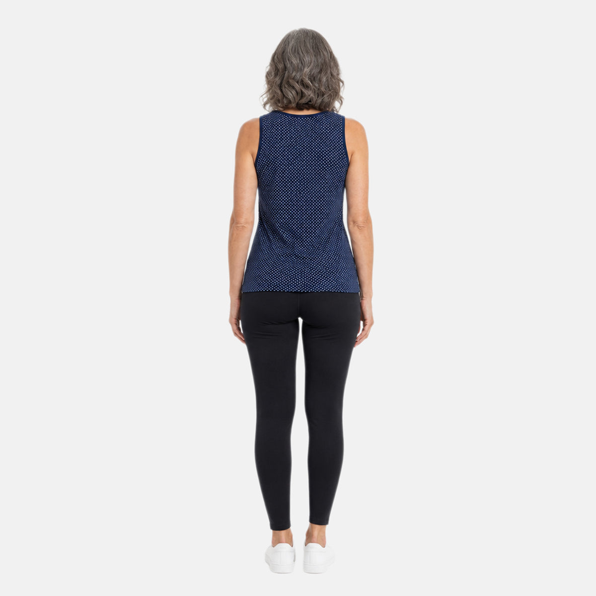 Beaumonde Vest Top (Size 22/24) - Navy &amp; White V32612544 2