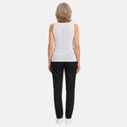 Beaumonde Vest Top (Size 18/20) - Optic White & Black_8646981_2