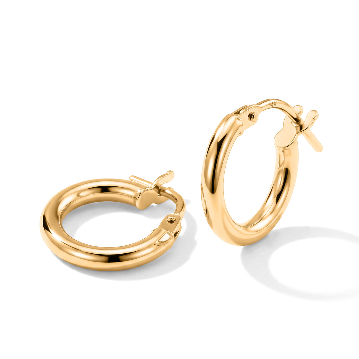 Maestro Collection- 9K Yellow Gold  Hoop Earring with Clasp 8647000 0
