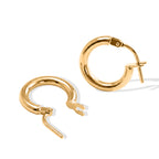 Maestro Collection- 9K Yellow Gold  Hoop Earring with Clasp_8647000_4