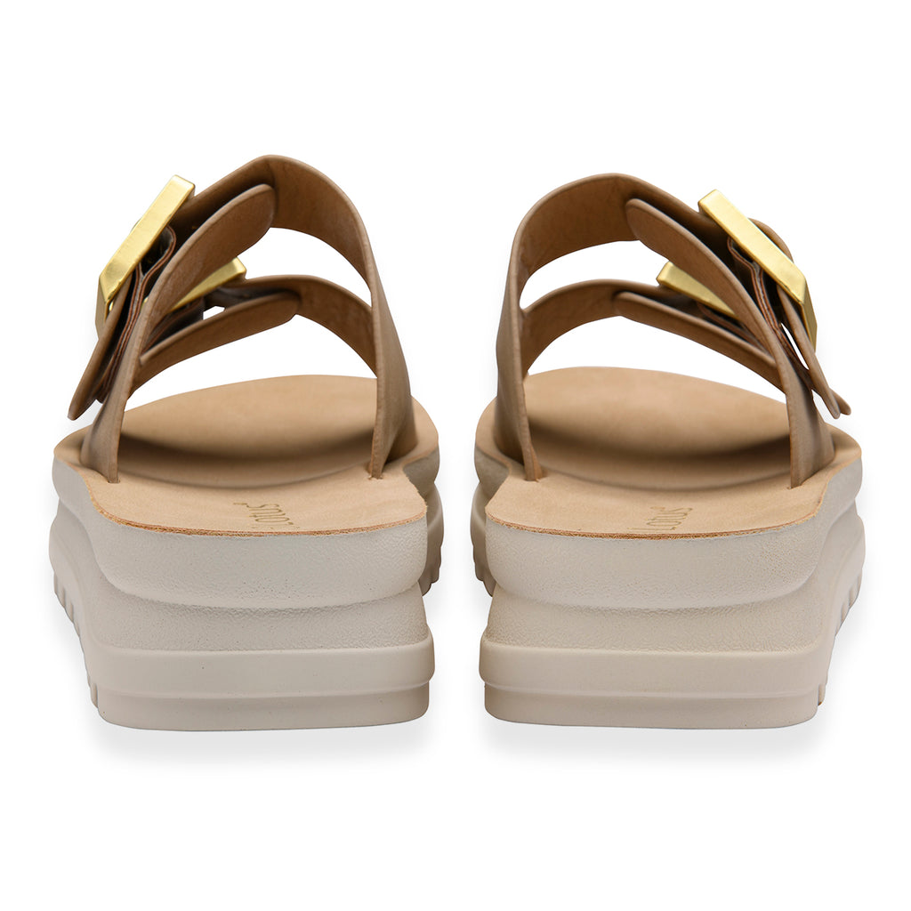 Lotus Volos Casual Open-Toe Double Buckle Strap Platform Mule Sandals (Size 8) - Blue_8647715_2