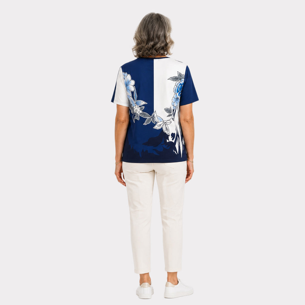 pure and nature  Top (Size - 14/16) - Navy_8651521_2