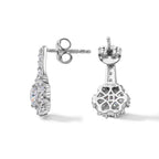 D'Joy - Moissanite Earring with Push Back in Platinum Overlay Sterling Silver 1.70 Ct._8657055_3