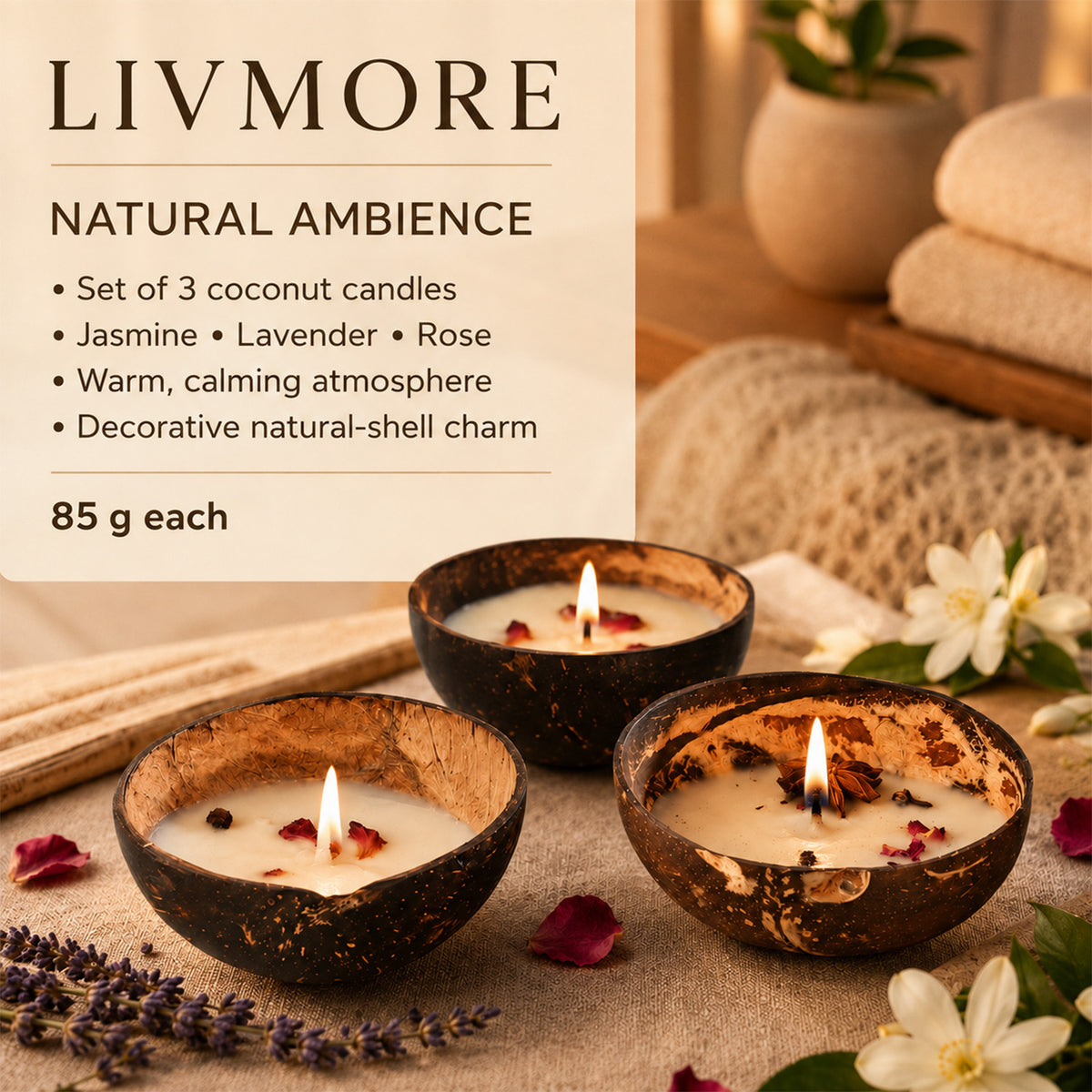 LIVMORE Candle (Size - One Size) - Multi Color 8657056 1