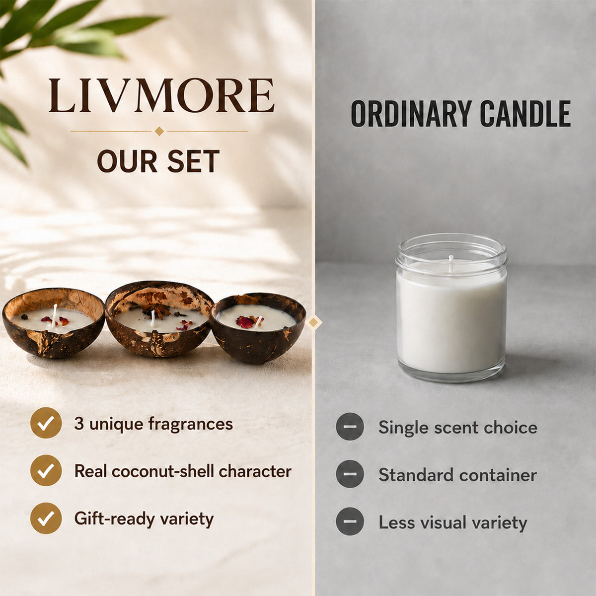 LIVMORE Candle (Size - One Size) - Multi Color 8657056 3