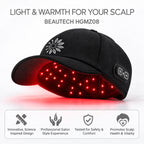 "Beautech HGMZ08 hair growth cap with heating - Black 1)LED Qty: 72pcs(3-in-1 chip) 2)Size: 31*21*13cm                                3)Weight:  200g            4)Material: Neoprene 5)Wavelength: 660n_8657826_2