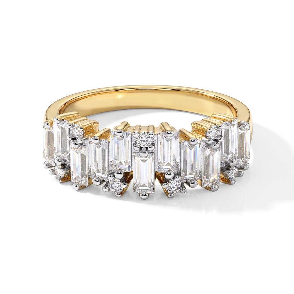 D'Joy - Moissanite Ring in Yellow Gold Plated Sterling Silver 1.40 Ct._8658075