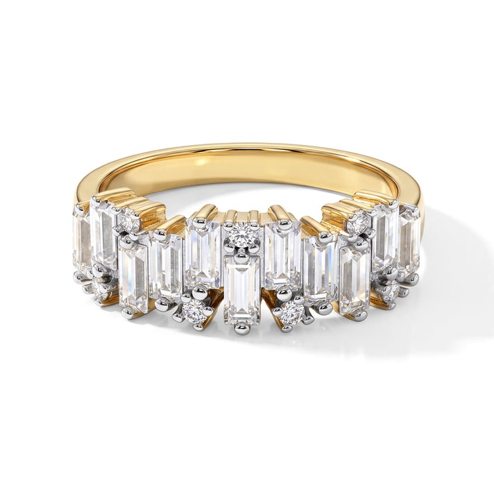 D'Joy - Moissanite Ring in Yellow Gold Plated Sterling Silver 1.40 Ct. 8658075 1