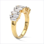 D'Joy - Moissanite Ring in Yellow Gold Plated Sterling Silver 1.40 Ct._8658077_3