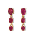 D'Joy African Ruby Dangling Earring Sterling Silver  2.502  Ct._8658872