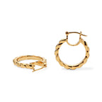 EverTrue Bronzella Collection - Full Hoop Earring with Clasp Back in Yellow Gold Tone_8659043_3