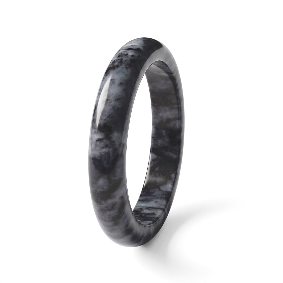 Natural Jade Bangle (Size - 7.5) 295.00 Ct. 8660717 3