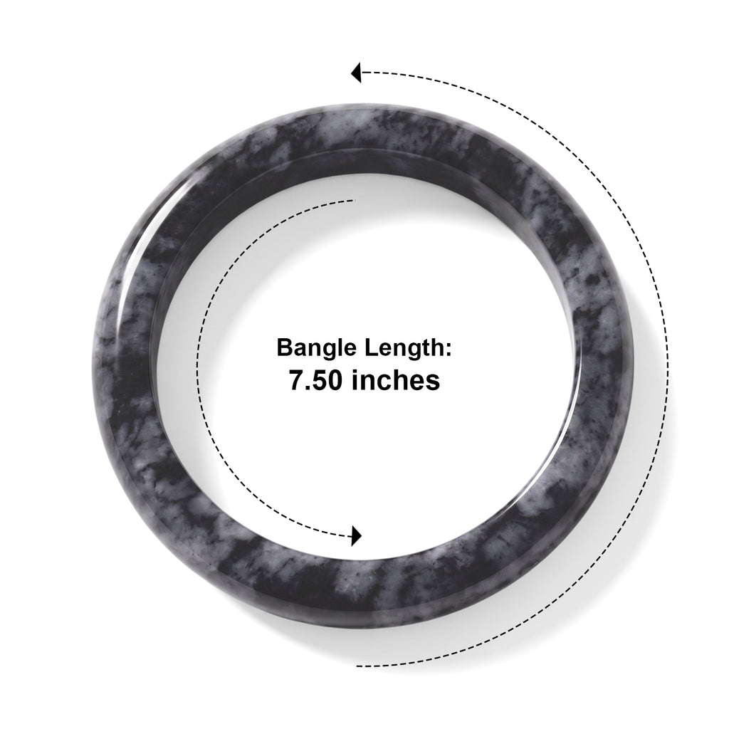 Natural Jade Bangle (Size - 7.5) 295.00 Ct._8660717_4