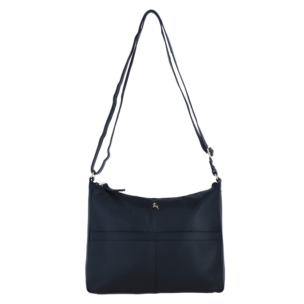 TJC Special Leather Shoulder Bag - Black_8660801