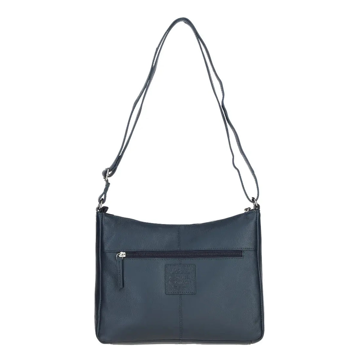 Ashwood Highgate Real Leather Crossbody Shoulder Bag - Peacoat Blue V32512922 1
