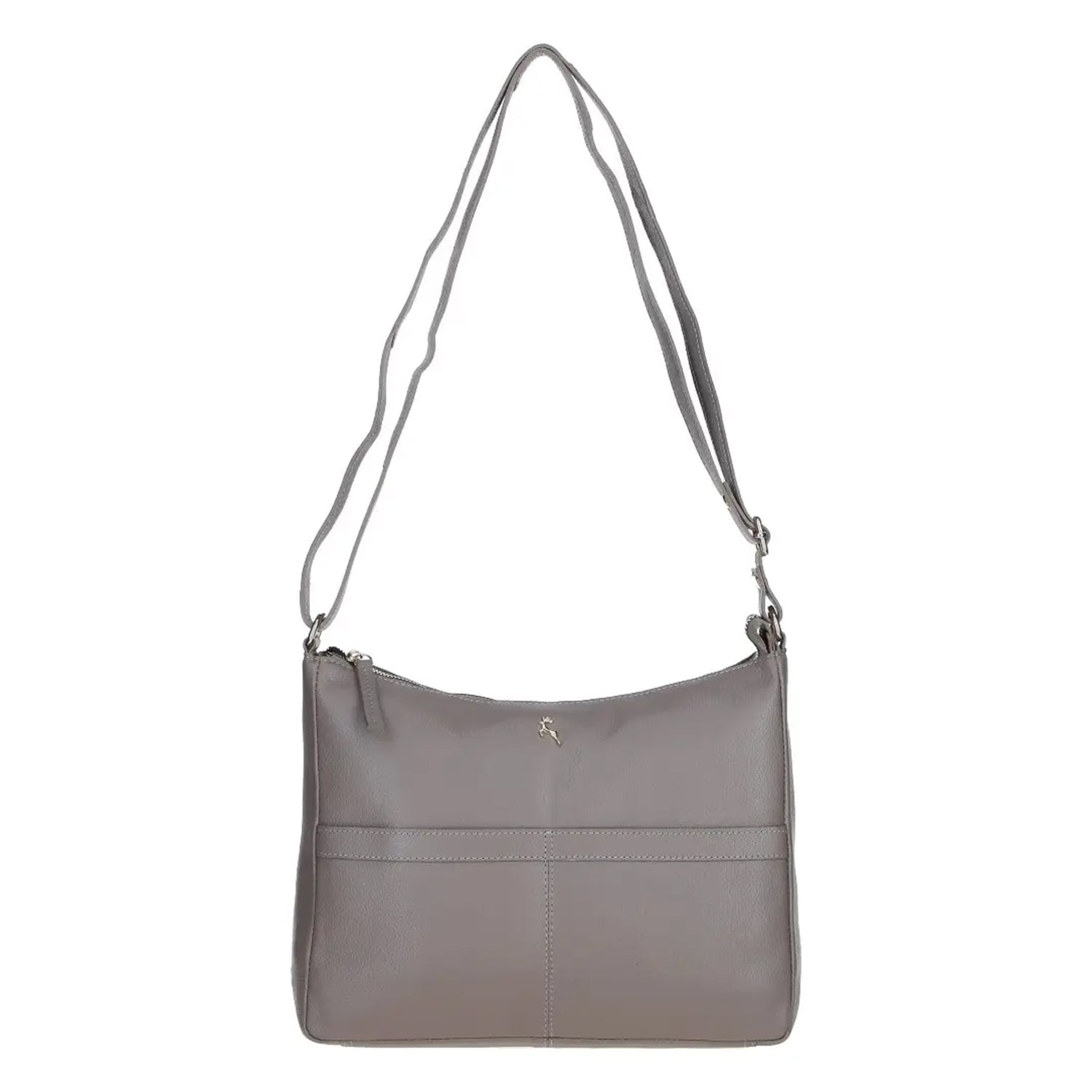 Ashwood Highgate Real Leather Crossbody Shoulder Bag - Taupe V32512548 0