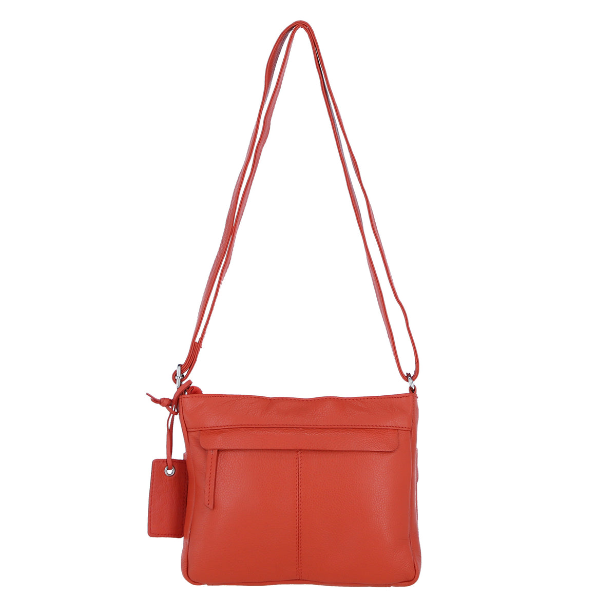 Ashwood Leather Cardiff Multi Pocket Crossbody Handbag - Tango V32603003 1
