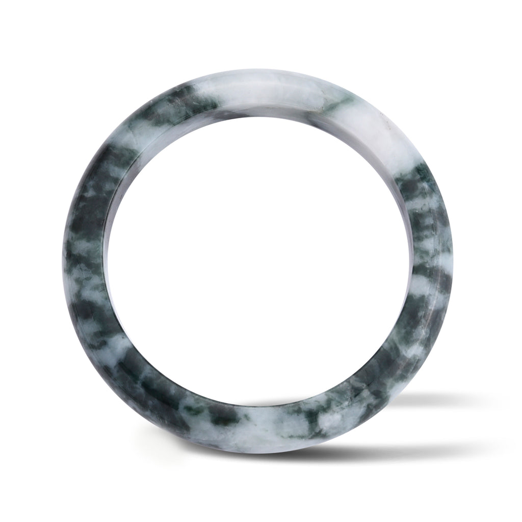 Extremely Rare Natural Type A Bi Colour Jadeite Bangle ( Size 7.75)  295.000  Ct._8660862_4