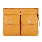 Ashwood Leather Cardiff Multi Pocket Crossbody Handbag - Yellow_8660869_5