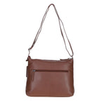 Ashwood Genuine Leather Mourne Multi Zip Crossbody Bag - Cognac_8660883_1
