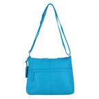 Ashwood Genuine Leather Mourne Multi Zip Crossbody Bag - Blue_8660886_1