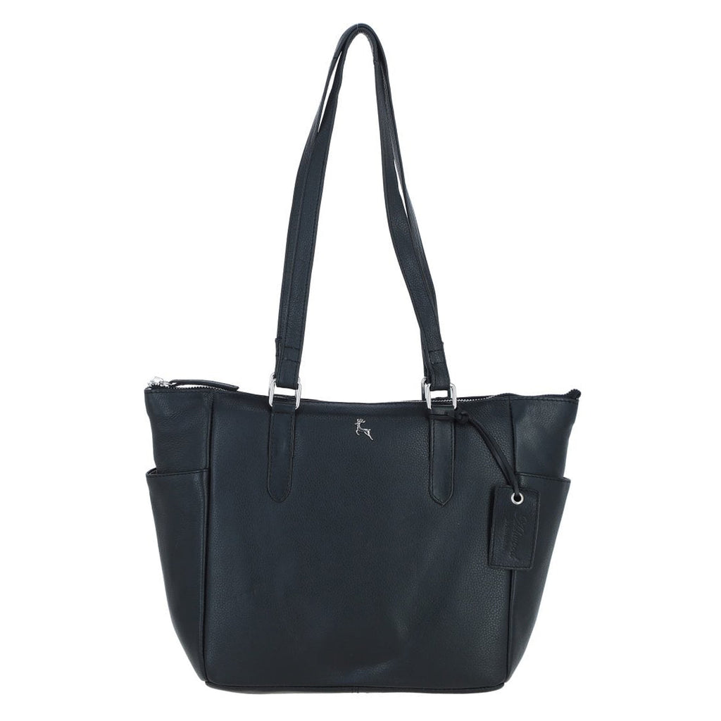 TJC Special Leather Tote Bag - Black_8660910
