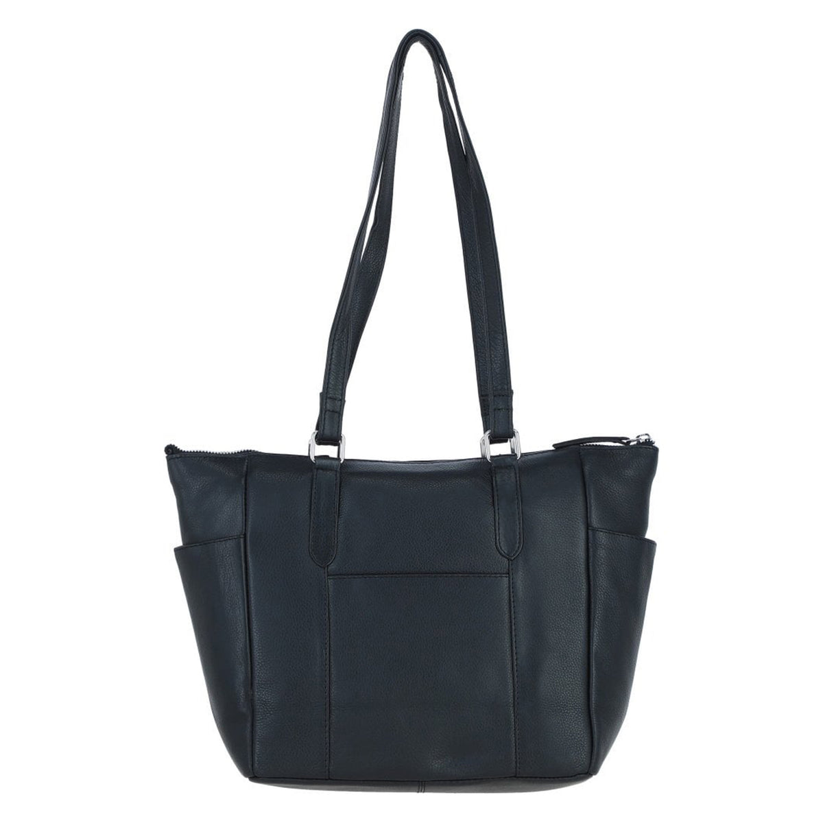 Ashwood Oxford Real Leather Shoulder Tote Bag - Black V32512622 1