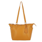 TJC Special Leather Tote Bag - Yellow_8660929