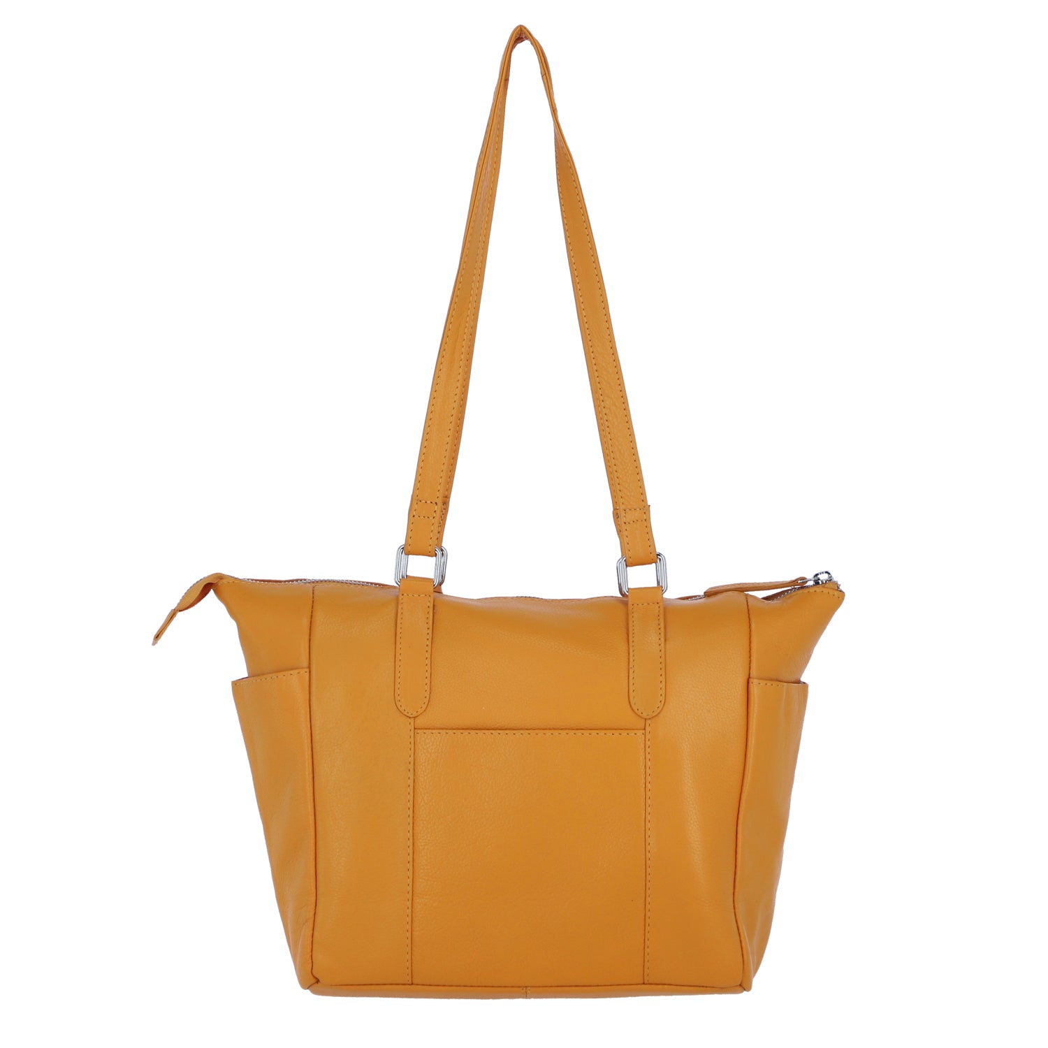 Ashwood Oxford Real Leather Shoulder Tote Bag - Yellow V32517585 1