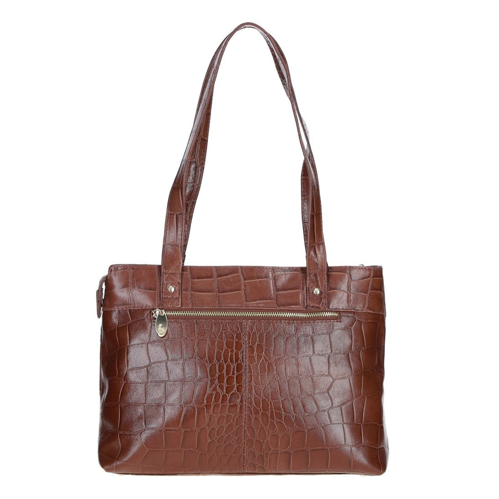 TJC Special Leather Tote Bag - Cognac_8660940_1