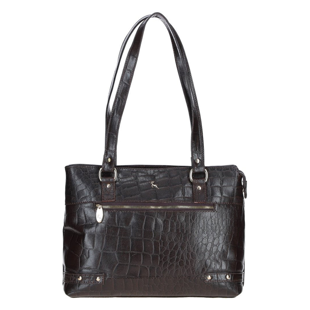 TJC Special Leather Tote Bag - Brown_8660941