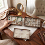 LIVMORE Patterned Jewellery Box (Size 9x5x4 in) - Cream_8661494_1