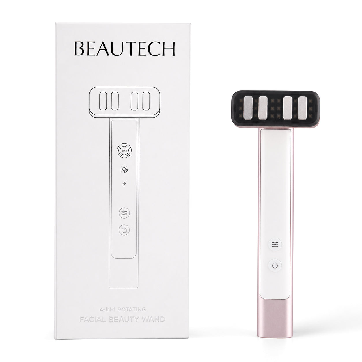 "Beautech SJ37 Facial massager                             Color- host- rose gold, plastic on the front- white                                              Product Size- T-shape 54×24.5×153 mm - I-sha 8661700 0