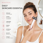 "Beautech SJ37 Facial massager                             Color: host: rose gold, plastic on the front: white                                              Product Size: T-shape 54×24.5×153 mm / I-sha_8661700_1
