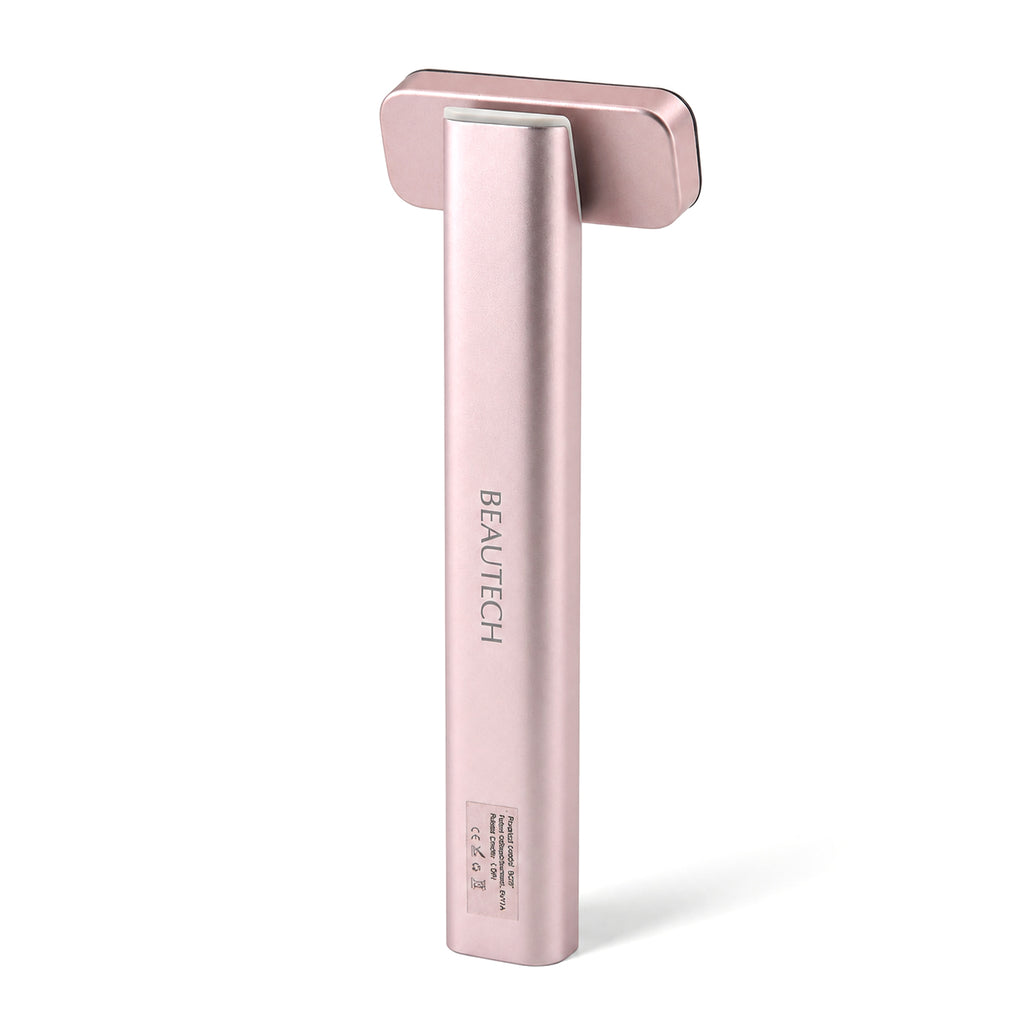 "Beautech SJ37 Facial massager                             Color: host: rose gold, plastic on the front: white                                              Product Size: T-shape 54×24.5×153 mm / I-sha_8661700_6