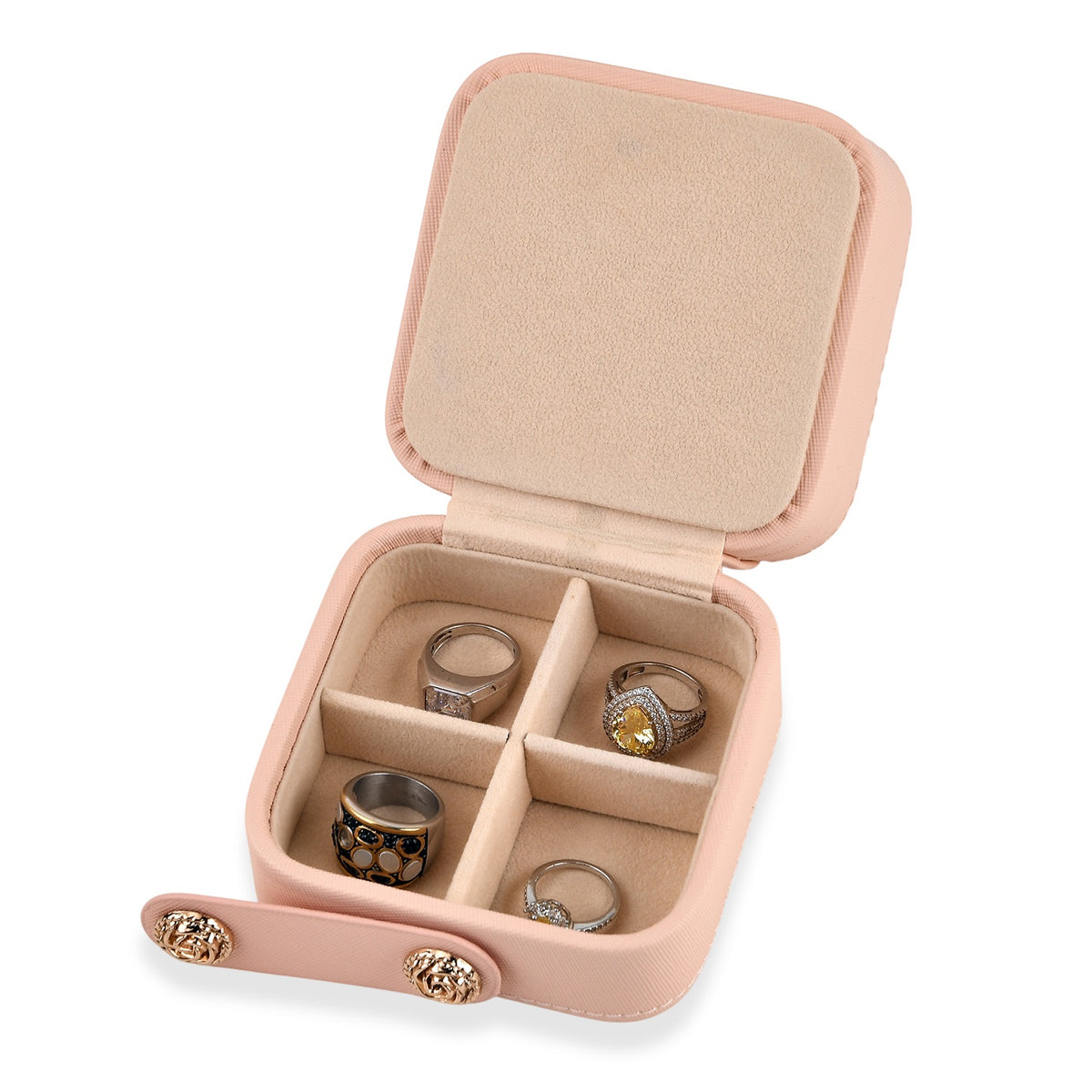 Patterned Jewellery Box (Size 10x10x8 cm) - Pink 8661905 3