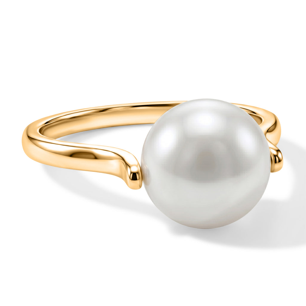 D'Joy White Edison Pearl Fancy Ring Sterling Silver  8.500  Ct._8662048