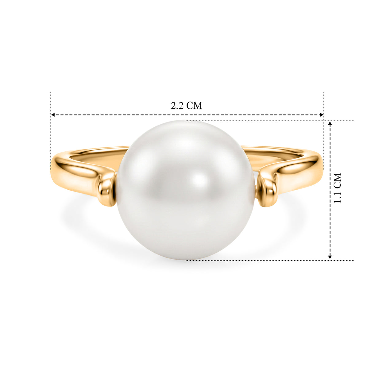 D'Joy White Edison Pearl Fancy Ring Sterling Silver  8.500  Ct. 8662048 5