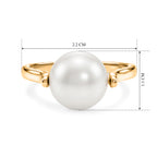 D'Joy White Edison Pearl Fancy Ring Sterling Silver  8.500  Ct._8662048_5