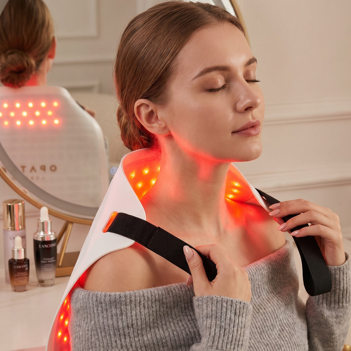 OPATRA BIGGEST LAUNCH- Longevity Pad with  1,566 high-density LEDs with Red Light (660nm), Near-Infrared (850nm) and Yellow Light (590nm), and Lifetime Warranty 8662100 0