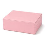 Portable Travel Jewelry Organizer Case with Earring Holder (Size 16x11x6 cm) - Pink_8662131_5
